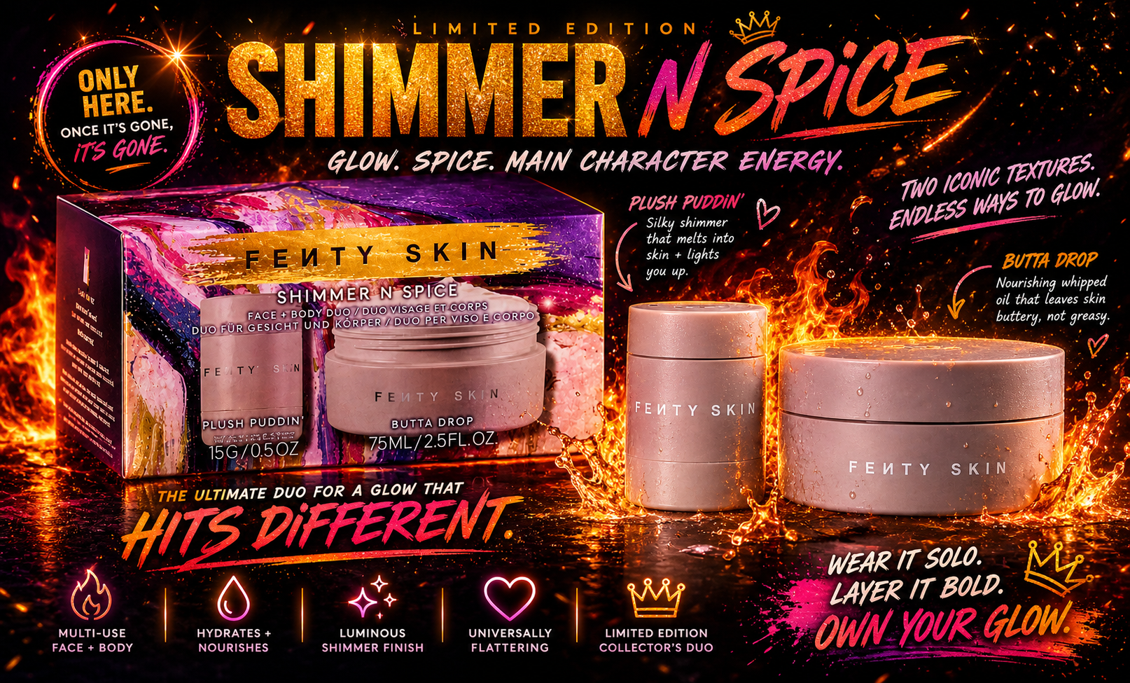 Fenty Skin Shimmer n Spice Limited Edition Duo